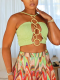 Sexy Halter Neck Strappy Vest
