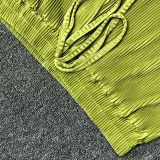 Casual Pleated Loose Two-piece Set