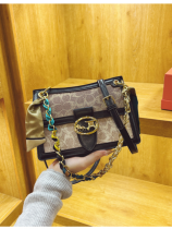 Fashion Retro Chain Bag Versatile Crossbody Shoulder Bag Small Square Bag