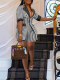 Black Lapel Stitching Short-Sleeved Shorts Tight Two-Piece Suit