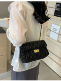 Black Fashion Small Square Bag Simple Crossbody Shoulder Bag