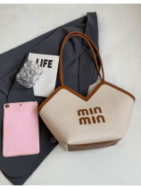 White Shoulder Bag Niche Versatile Large Capacity Tote Bag