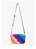 Fashionable Spliced Chain Shoulder Crossbody Rainbow Bag