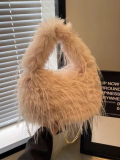 Stylish Plush Crossbody Shoulder Handbag