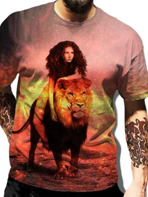 Personalized Printed Pattern Street Men's Casual Sports T-Shirt