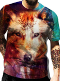 Personalized Printed Pattern Street Men's Casual Sports T-Shirt
