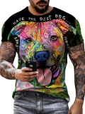 Personalized Printed Pattern Street Men's Casual Sports T-Shirt