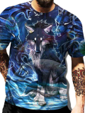 Personalized Printed Pattern Street Men's Casual Sports T-Shirt