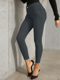 Grey Stretch Pocket Skinny Jeans