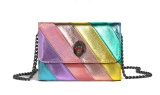 Fashionable Contrasting Color Stitching Crossbody Chain Bag