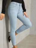 Light Blue Stretch Pocket Skinny Jeans