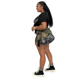 Stylish Casual Camo Pocket Shorts