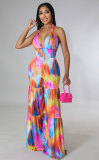 Fashionable Backless Wide Leg Jumpsuit