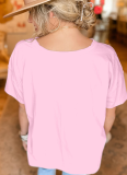 Fashion Star Patch Loose Top