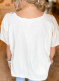 Fashion Star Patch Loose Top
