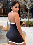 Sexy Halter Neck Backless Slim Fit Hip Dress