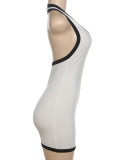Sexy Halter Neck Backless Slim Fit Hip Dress