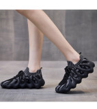 Stylish Strappy Breathable Fly Knit Sneakers