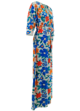 Summer Women's New Fashion Casual Printed Jumpsuit