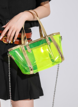 Fashionable Jelly Beach Shoulder Tote Bag