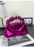 Stylish Pleated Chain Shoulder Crossbody Bag