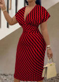 Sexy New V-Neck High Waist Dress