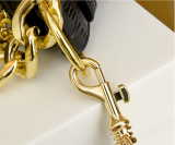 Stylish Crocodile Pattern Chain Hand Crossbody Shoulder Bag