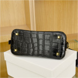 Stylish Crocodile Pattern Chain Hand Crossbody Shoulder Bag