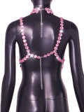 Sexy Gem Embroidered Colorful Halter Top