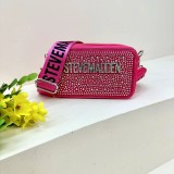 Fashionable Diamond Letter Chain Crossbody Small Square Bag
