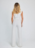 Fashionable Sleeveless Slimming Wide Leg Jumpsuit