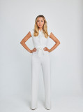 Fashionable Sleeveless Slimming Wide Leg Jumpsuit