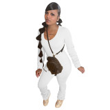 Casual Pile Pants Home Sweatpants Suit