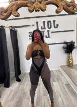 Sexy High Pin Sexy Pajamas Jumpsuit