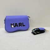 Stylish Letter Logo Compact Crossbody Bag