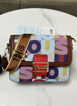 Fashionable Letter Square One-shoulder Crossbody Bag