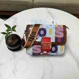 Fashionable Letter Square One-shoulder Crossbody Bag