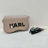 Stylish Letter Logo Compact Crossbody Bag
