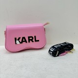 Stylish Letter Logo Compact Crossbody Bag