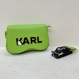 Stylish Letter Logo Compact Crossbody Bag