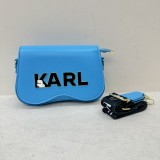 Stylish Letter Logo Compact Crossbody Bag