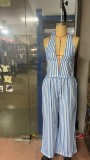 Sexy Halterneck Strappy Backless Sleeveless Suit
