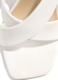 Large Size Square Toe Stiletto Heels With A Cross Strap Sexy Slippers