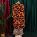 Fashionable Printed Shirt and Wide-leg Pants Two-piece Set