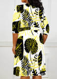 Fashionable And Elegant Casual Printed Dress