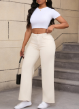 New Fall Fashion Printed Solid Color Stretch Jeans