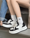 New Autumn Rhinestone Color Matching Height-Enhancing Casual Sneakers