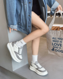 New Autumn Rhinestone Color Matching Height-Enhancing Casual Sneakers