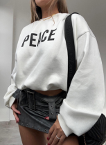 New Autumn And Winter Versatile Printed Long-Sleeved Loose Casual Sweatshirt