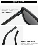 New Style Trendy Large Frame Sunglasses For Women, Fashionable Sunglasses For Men